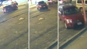 Video: Dejó en neutro, sin frenos de manos y camioneta fue a parar contra una librería