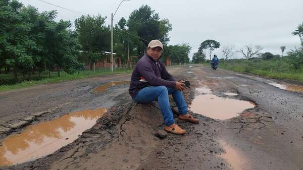 Crítico estado de las rutas en San Pedro y nulo interés de las autoridades - Nacionales - ABC Color