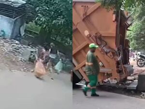 (VIDEO). Conmoción: Dos mujeres tiran el cuerpito a un bebe’i recién nacido a un basurero