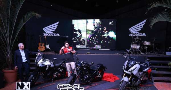 La Nación / Diesa presentó nuevas motocicletas Rebel 500, NX500 y X-ADV 750