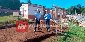 AVANZA LA CONSTRUCCIÓN DEL CENTRO DE ATENCIÓN MÉDICA EN PACU CUÁ EN ENCARNACIÓN