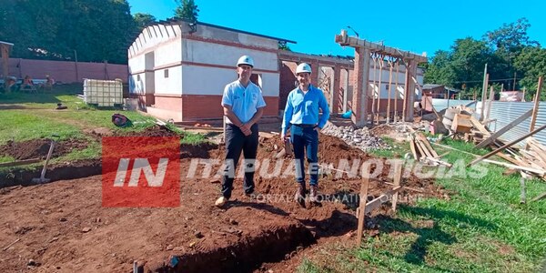 AVANZA LA CONSTRUCCIÓN DEL CENTRO DE ATENCIÓN MÉDICA EN PACU CUÁ EN ENCARNACIÓN