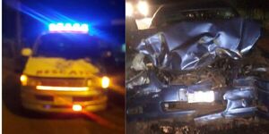  TRES PERSONAS HERIDAS TRAS CHOQUE DE UN AUTOMÓVIL CON UN TRACTOR 