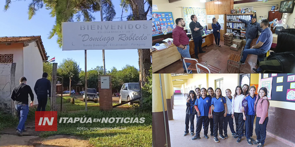 DIPUTADO REMESOWSKI BRINDA SOLUCIONES A LA ESCUELA DOMINGO ROBLEDO