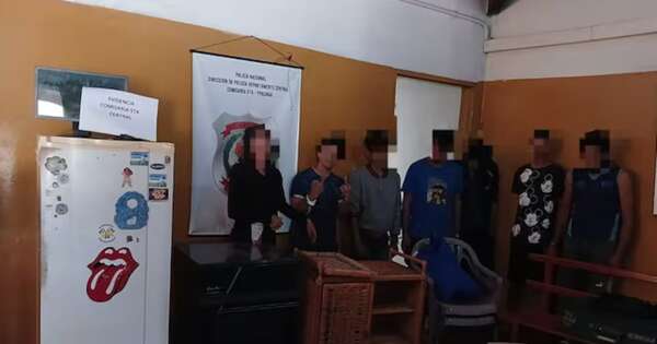 La Nación / Siete personas fueron detenidas tras robar una vivienda en Ypacaraí