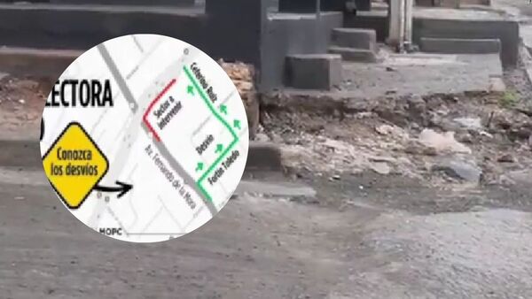 Reportan obras en la colectora del viaducto de Cuatro Mojones - SNT