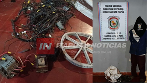 SUJETO FUE APREHENDIDO MIENTRAS HURTABA OBJETOS EN CAMBYRETÁ 