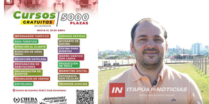 ITAPÚA SE PREPARA PARA EVENTOS TURÍSTICOS CON 5.000 CURSOS