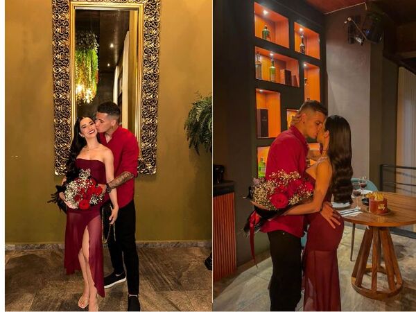 Dedicatoria y regalazos en cumple de la novia del pelotero Danilo Santacruz