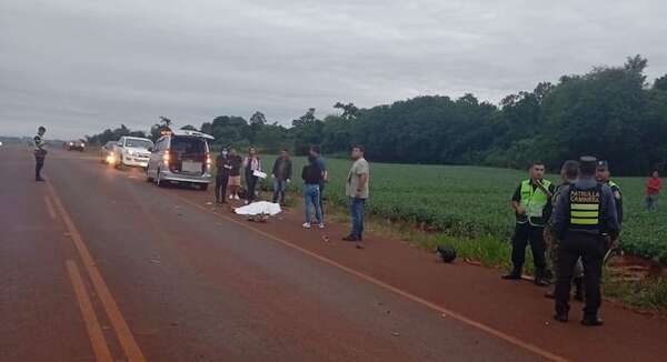 Motociclista muere en accidente de tránsito en Los Cedrales - ABC en el Este - ABC Color