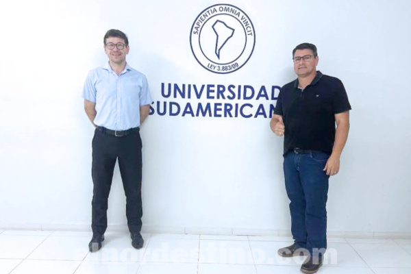 Sede de Universidad Sudamericana en Pedro Juan Caballero recibió visita del Presidente de la Junta Departamental de Amambay - El Nordestino