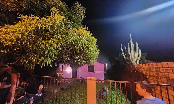 Vivienda se incendia en Franco