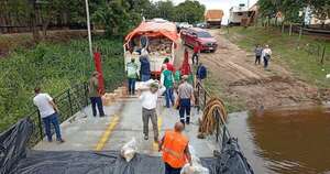 Diario HOY | Instalarán base de operaciones en Neuland para asistir a familias afectadas por inundaciones