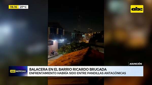 Balacera entre pandillas en la Chacarita: víctima colateral recibió balazo en la rodilla - ABC Noticias - ABC Color