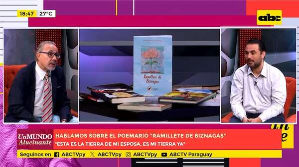 José Alonso Navarro presenta “Ramillete de Biznagas”, un poemario cargado de emociones - Un Mundo Alucinante - ABC Color