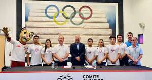 Diesa, en el podio del Comité Olímpico Paraguayo