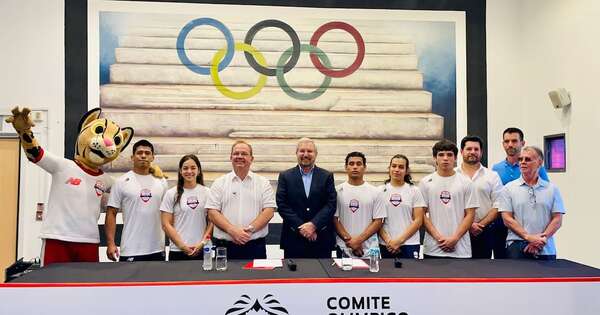 Diesa, en el podio del Comité Olímpico Paraguayo
