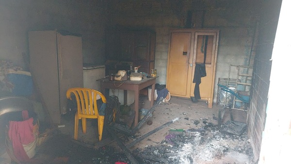 Mujer falleció durante incendio en su vivienda en Capiatá - Unicanal
