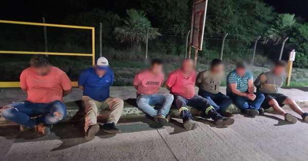 La Nación / Detienen a ocho hombres tras frustrado asalto a empresa de fertilizantes