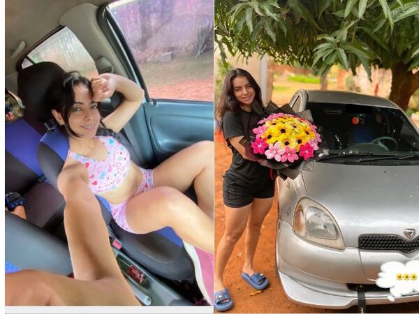 ¡Influencer pureó auto nuevo y aseguró que tiene habilidad para hacer dinero!
