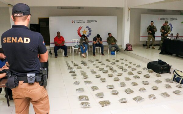 SENAD desbarata estructura que proveía marihuana skunk al mercado Central - .::Agencia IP::.