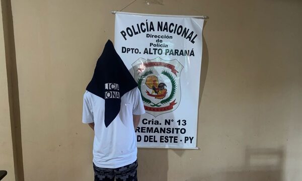 Joven tenía cocaína oculta en zapato