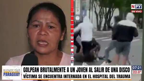Cobarde ataque a un joven a la salida de una discoteca en Villa Morra