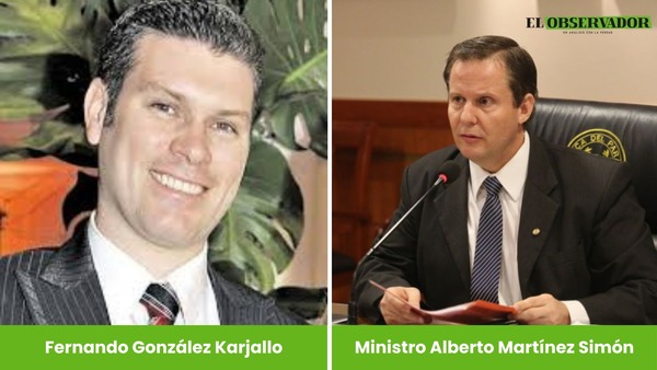 Hijo de RGD recusó al ministro Martínez Simón en causa por lavado de dinero producto de la usura