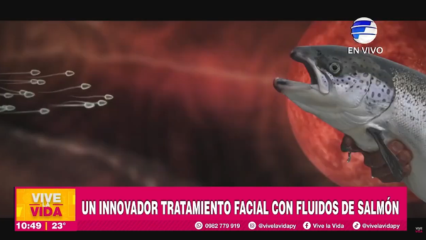 Innovador tratamiento facial con fluidos de salmón