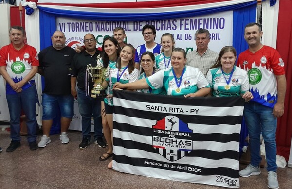 Santa Rita acapara lauros en el VI Nacional femenino de Bochas