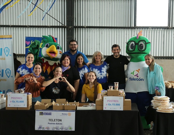 Teletón participa por primera vez en el almuerzo solidario "Todos por CENADE"