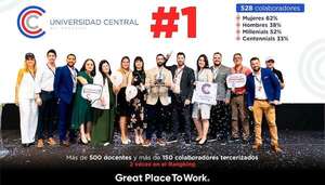 La Universidad Central del Paraguay alcanza el primer puesto en el ranking nacional de Great Place to Work - Empresariales - ABC Color