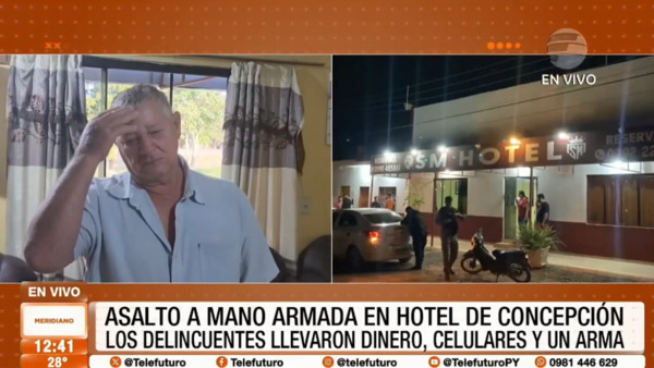 Asalto a mano armada en hotel de Concepción