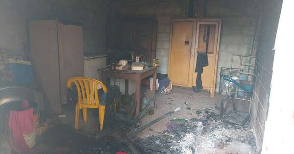 Diario HOY | Mujer muere intoxicada por humo tras incendio en su vivienda en Capiatá