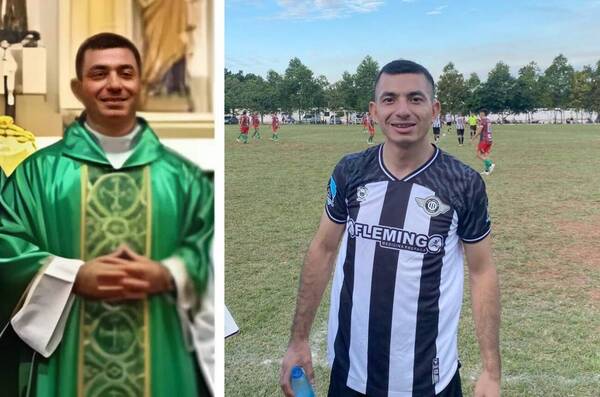 A Dios amando y a la pelota dando: de mañana reparte hostias y de tarde reparte...