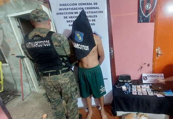 Capturan a hombre buscado por tráfico de drogas en Luque - Policiales - ABC Color