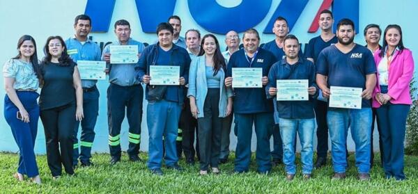 Sinafocal entregó certificados de competencia a choferes de vehículos de transporte de cargas
