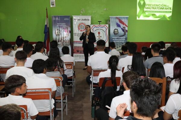 Educando en Justicia: Charla educativa promueve valores y derechos en Cerrito
