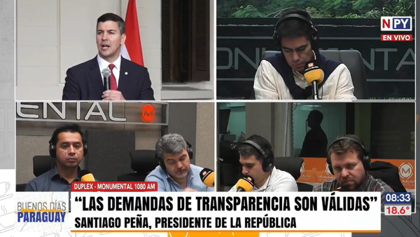Santiago Peña defiende proceso de compra de pupitres chinos por Itaipú: “Participé de la decisión”