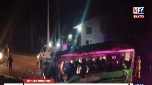 Accidente con varios heridos en Minga Guazú