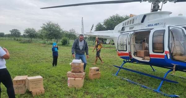 La Nación / Gobierno asiste a comunidades del Chaco mediante puente aéreo desde base en Neuland
