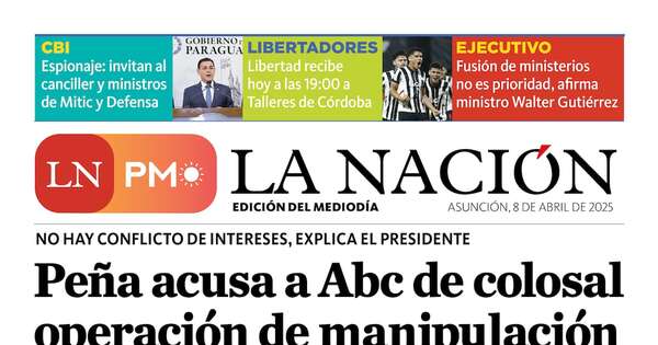La Nación / LN PM: edición del 8 de abril