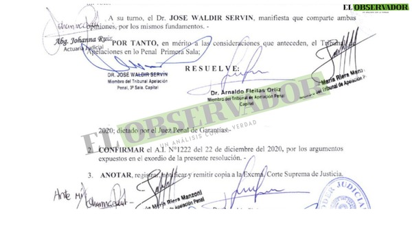 Cámara confirma sobreseimiento provisional de Roque Dagogliano en causa por lesión de confianza