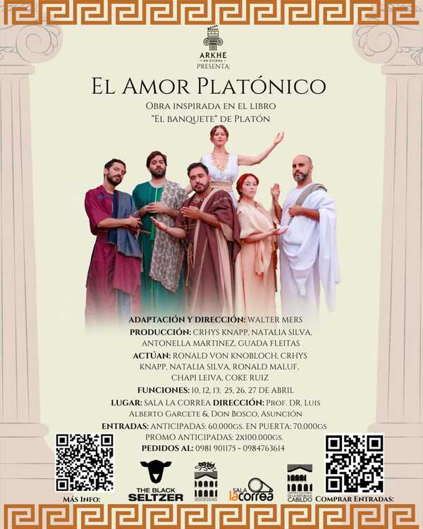 “El Amor Platónico”: filosofía clásica con mirada contemporánea en escena