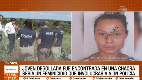 Presunto feminicidio en Caazapá