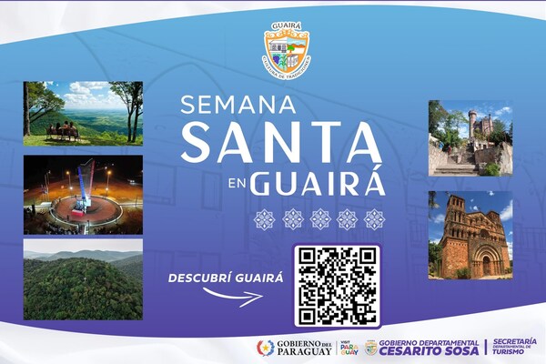 Invitan a pasar Semana Santa por el Guairá