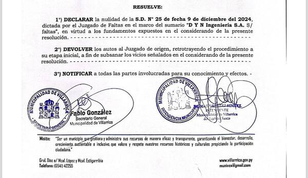 Intendente anuló sobreseimiento del Juzgado de Faltas a empresa Criptominera