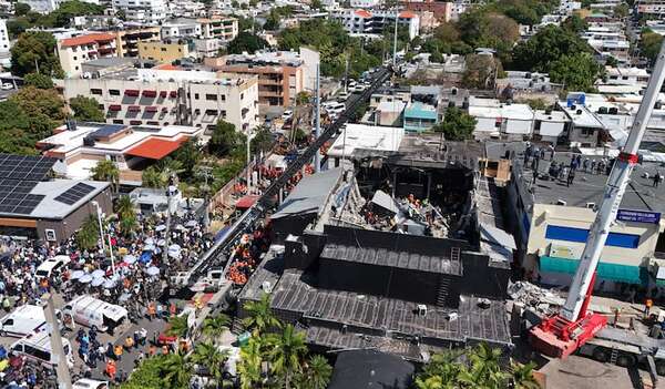 Tragedia en Santo Domingo: al menos 58 muertos tras el colapso del techo de una discoteca - Mundo - ABC Color
