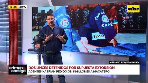 Linces involucrados en nuevo escándalo: exigieron dinero a macatero para dejarle trabajar - Crimen y castigo - ABC Color