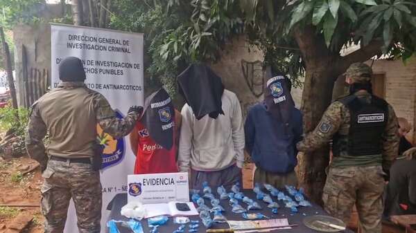 Dos operativos antidroga dejan detenidos y droga incautada en Ñemby y Asunción - Policiales - ABC Color